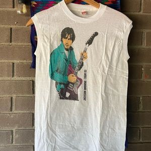 vintage 83 jackson browne tour sleeveless tee